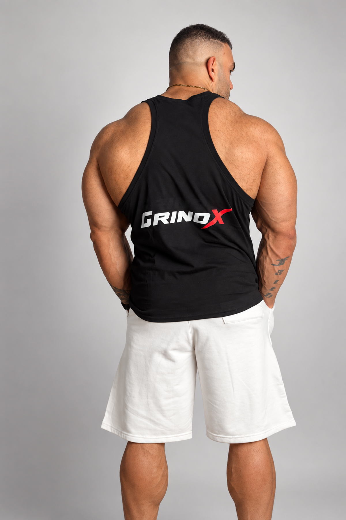 GRINDX Horizontal – Sleeveless Black – GRINDX ATHLETIC, άποψη 3/3