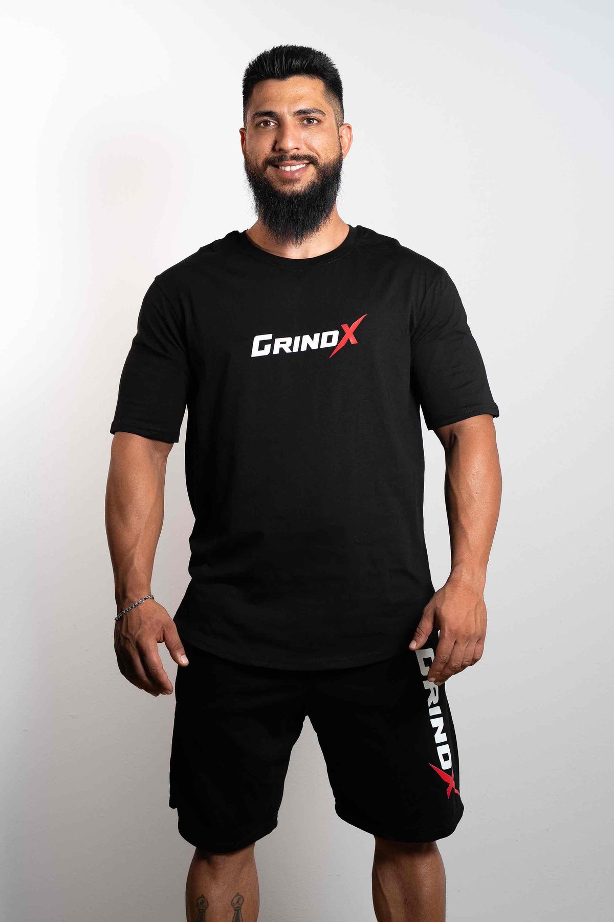 1% Better Every Day – Oversized T-Shirt Black – GRINDX ATHLETIC, άποψη 3/3