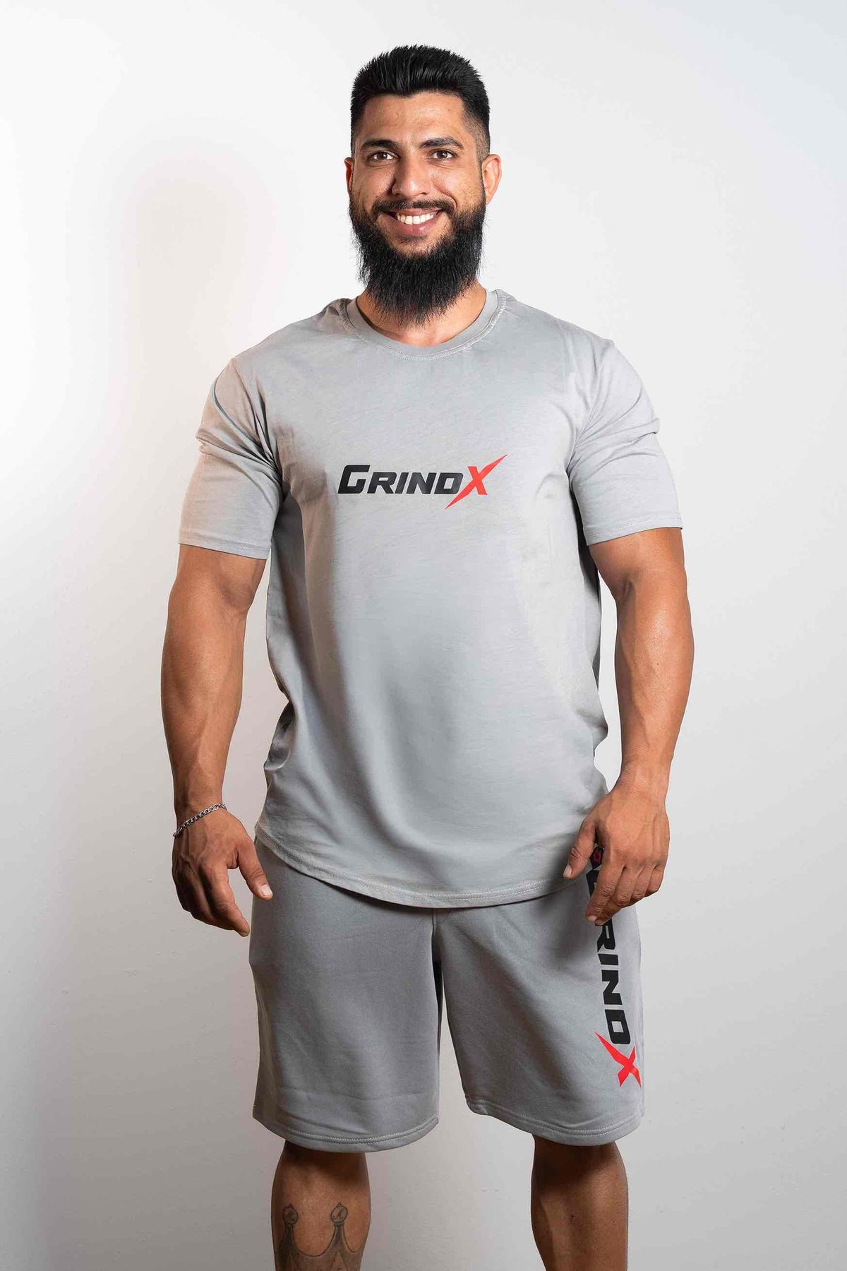 1% Better Every Day – Oversized T-Shirt Grey