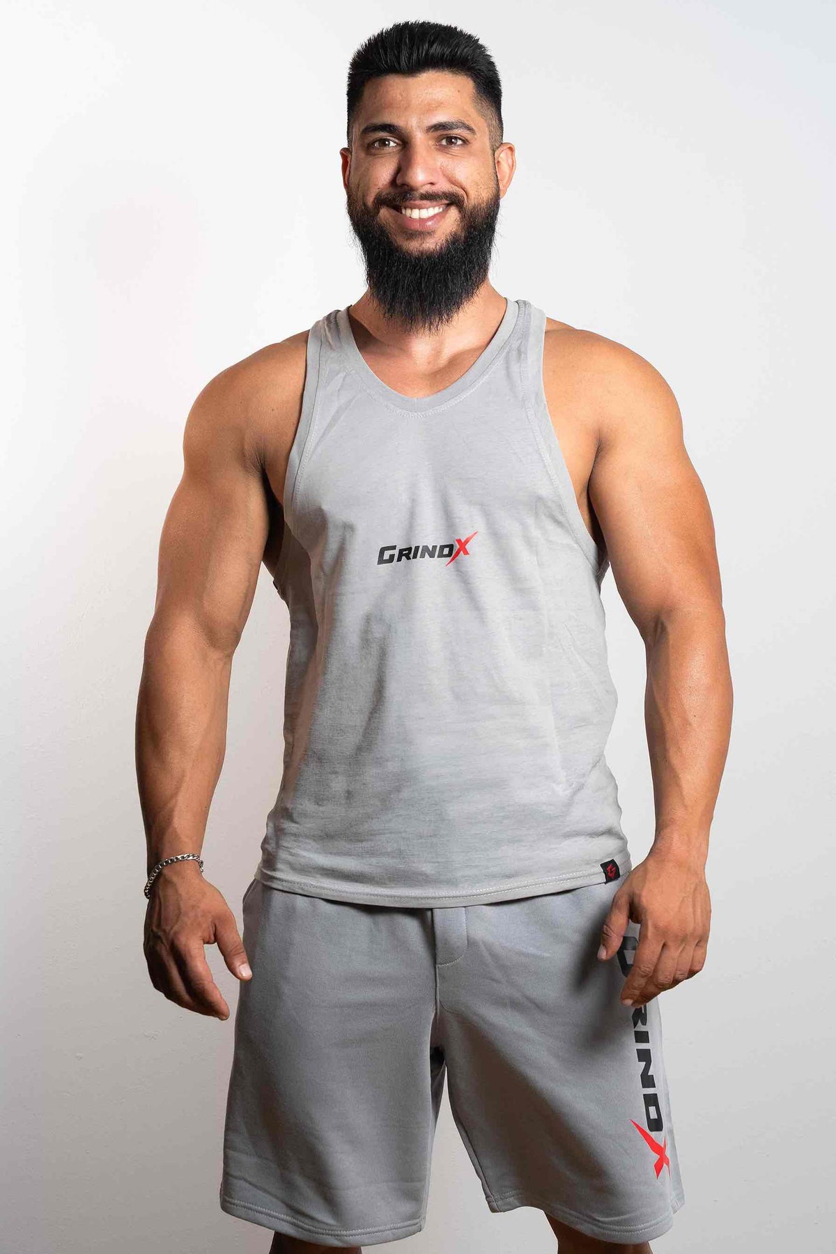1% Better Every Day – Sleeveless Grey – GRINDX ATHLETIC, άποψη 1/3