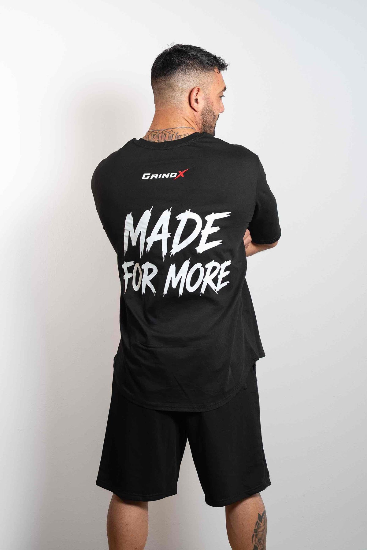 Made for More – Oversized T-Shirt Black – GRINDX ATHLETIC, άποψη 2/3