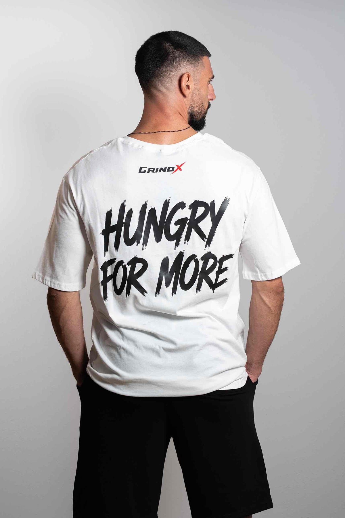 Hungry for More – Oversized T-Shirt White