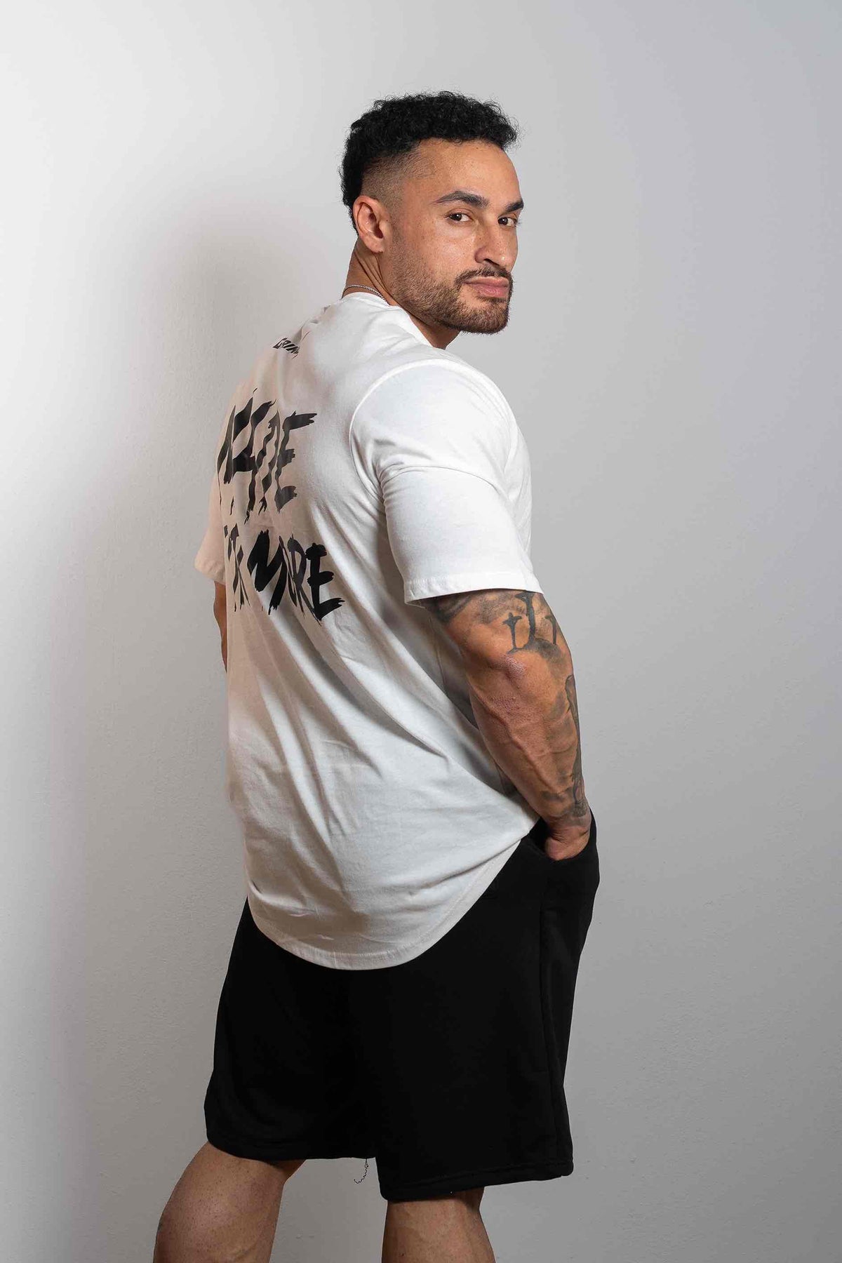 Made for More – Oversized T-Shirt White – GRINDX ATHLETIC, άποψη 3/3