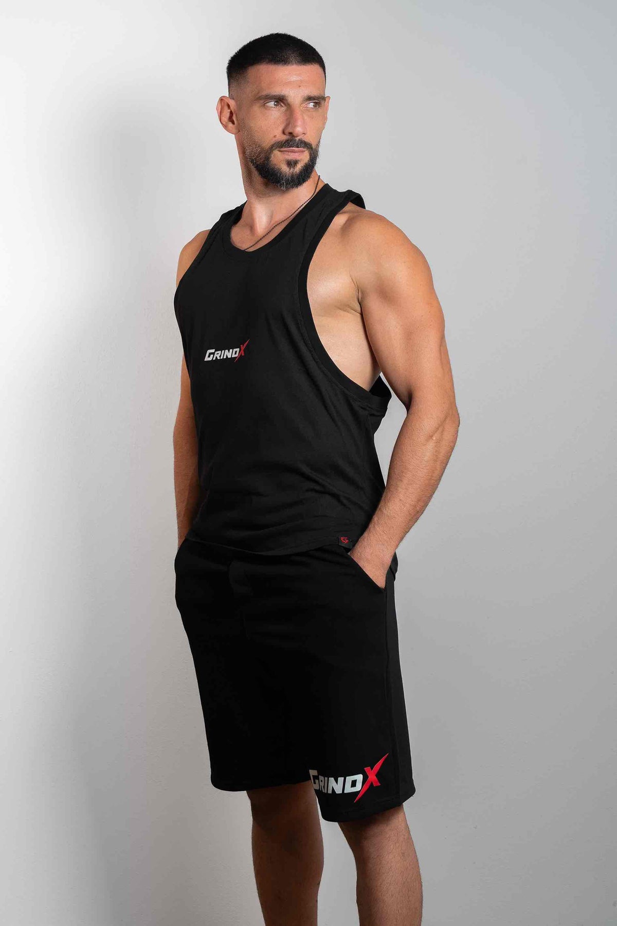 No Risk, No Story – Sleeveless Black – GRINDX ATHLETIC, άποψη 2/3