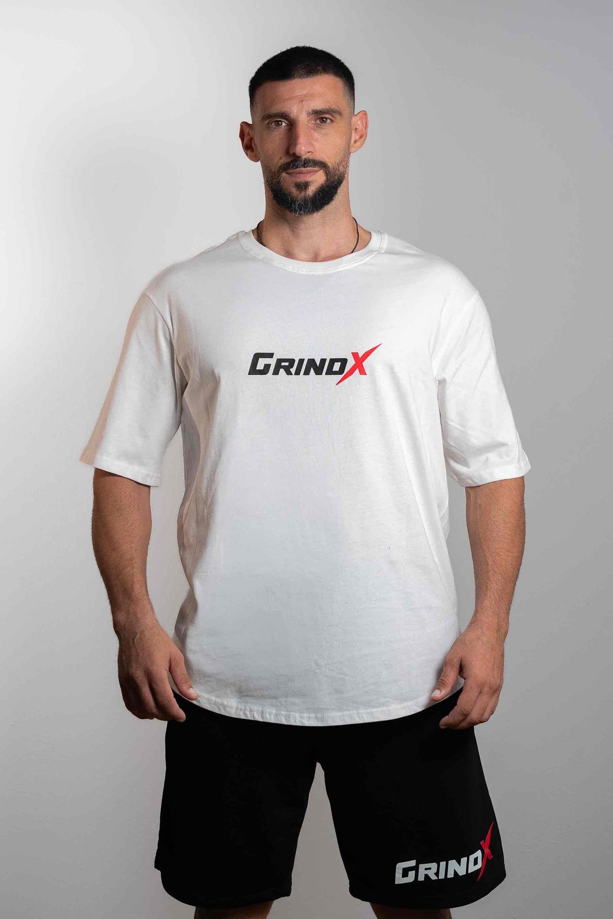 Comfort Kills the Progress – Oversized T-Shirt White – GRINDX ATHLETIC, άποψη 3/3