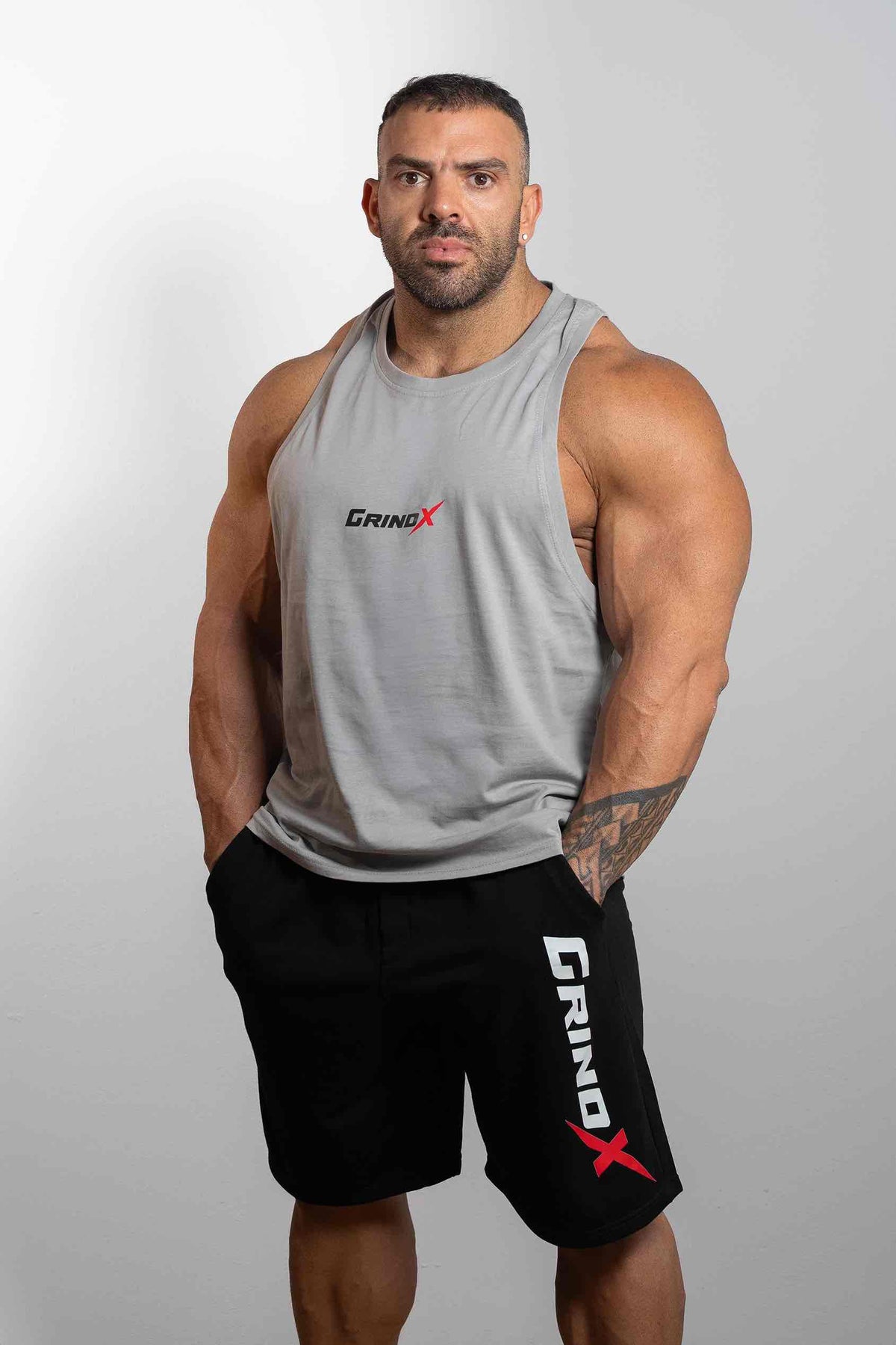 Made for More – Sleeveless Grey – GRINDX ATHLETIC, άποψη 3/3