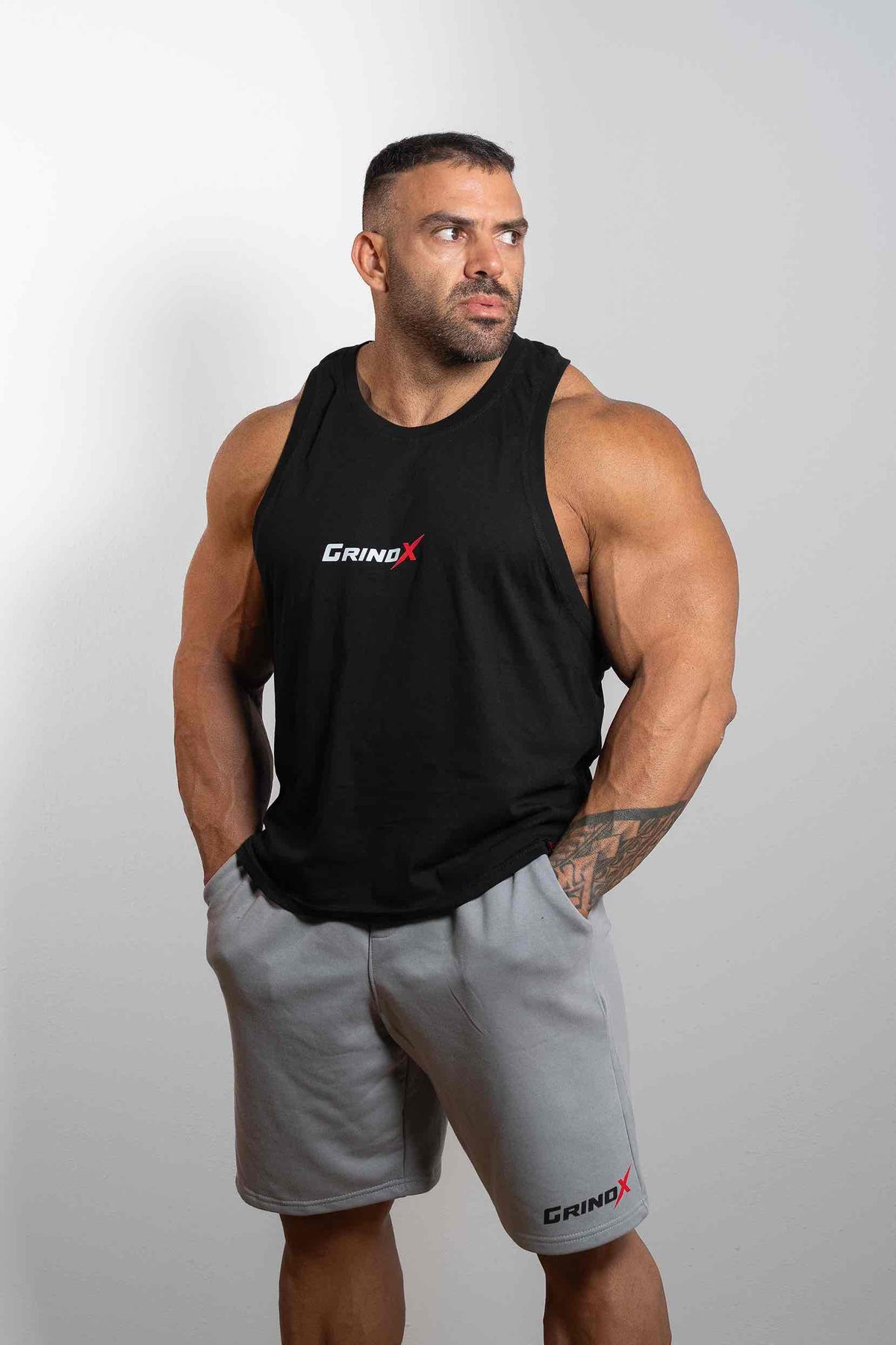 Hungry for More – Sleeveless Black – GRINDX ATHLETIC, άποψη 2/3