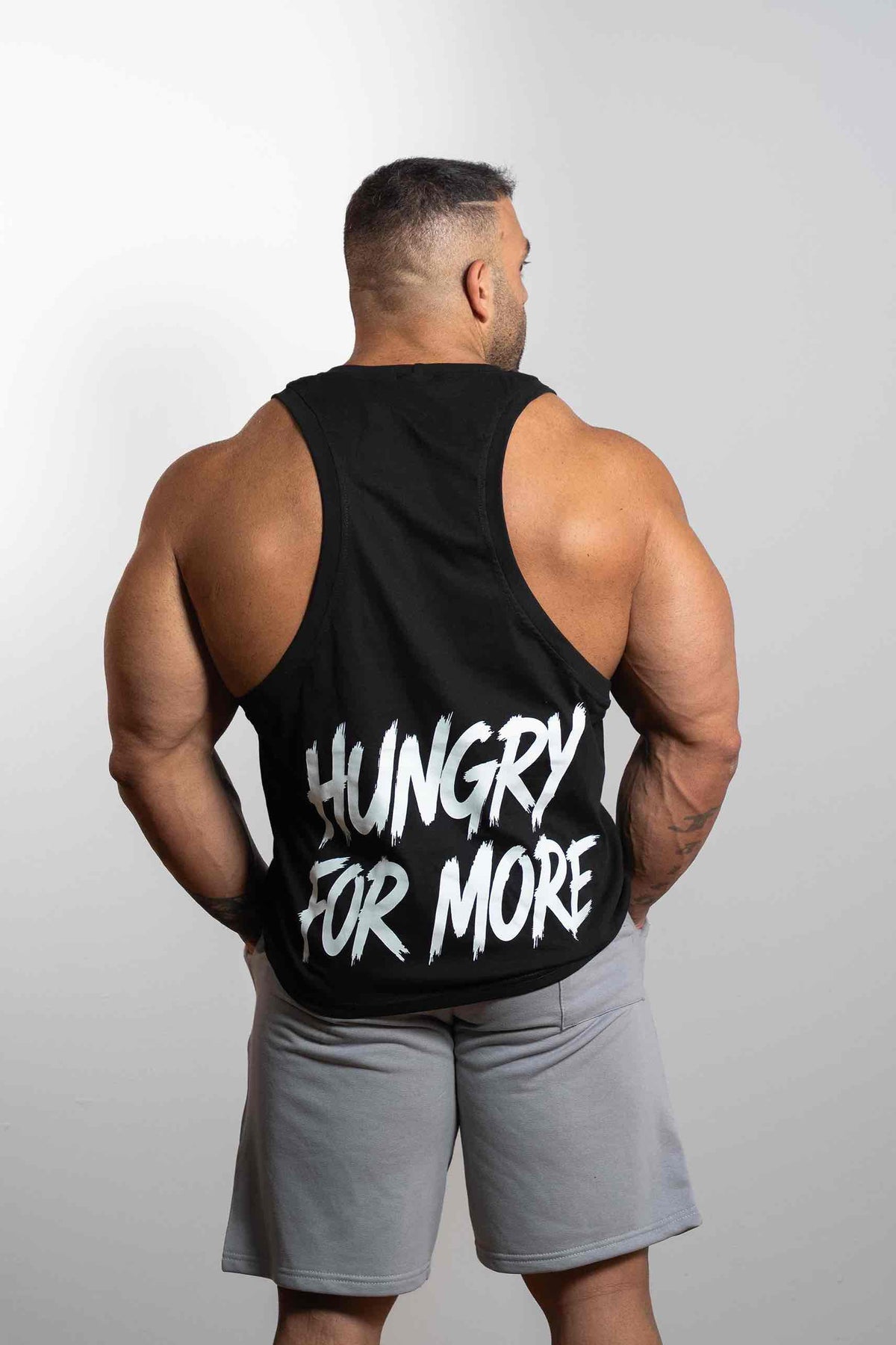Hungry for More – Sleeveless Black – GRINDX ATHLETIC, άποψη 3/3