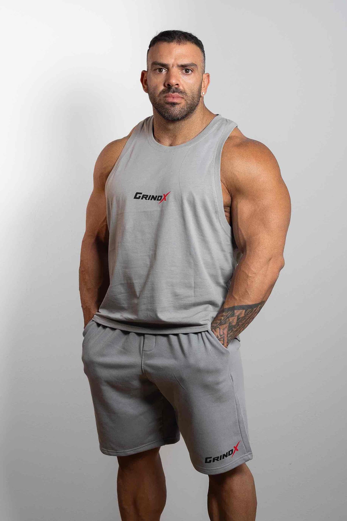 Comfort Kills the Progress – Sleeveless Grey – GRINDX ATHLETIC, άποψη 1/3